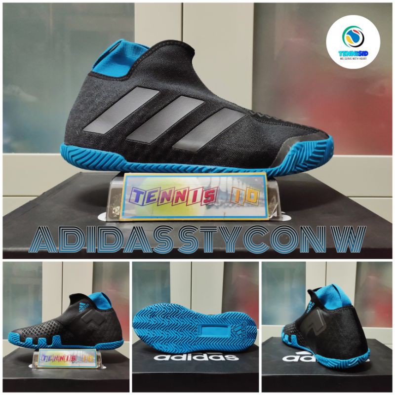 Sepatu Tenis Tennis Wanita ADIDAS STYCON - Black/Blue