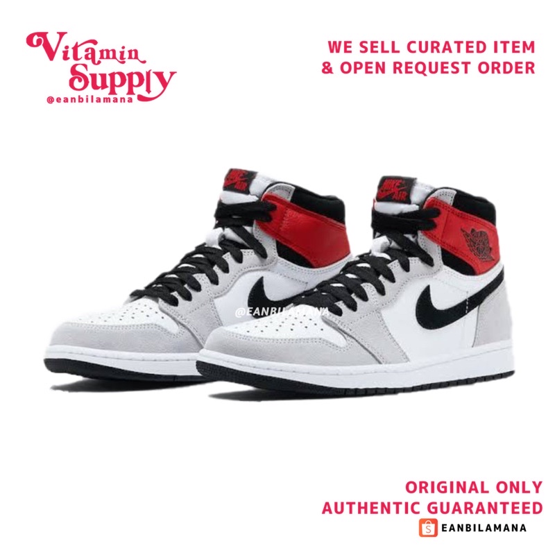 AIR JORDAN 1 RETRO HIGH 'LIGHT SMOKE GREY'