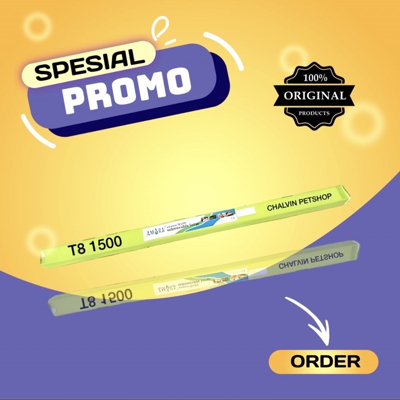 Lampu Arwana Amara T8 150 Cm Lampu Tanning Celup Amara T8 Lampu LED