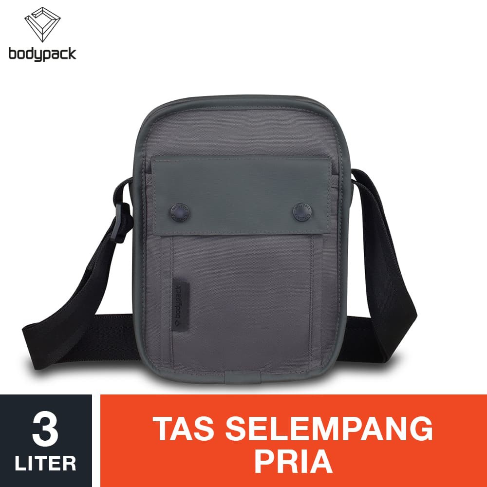 Bodypack Cavalry Travel Pouch - Grey / Tas Selempang Pria