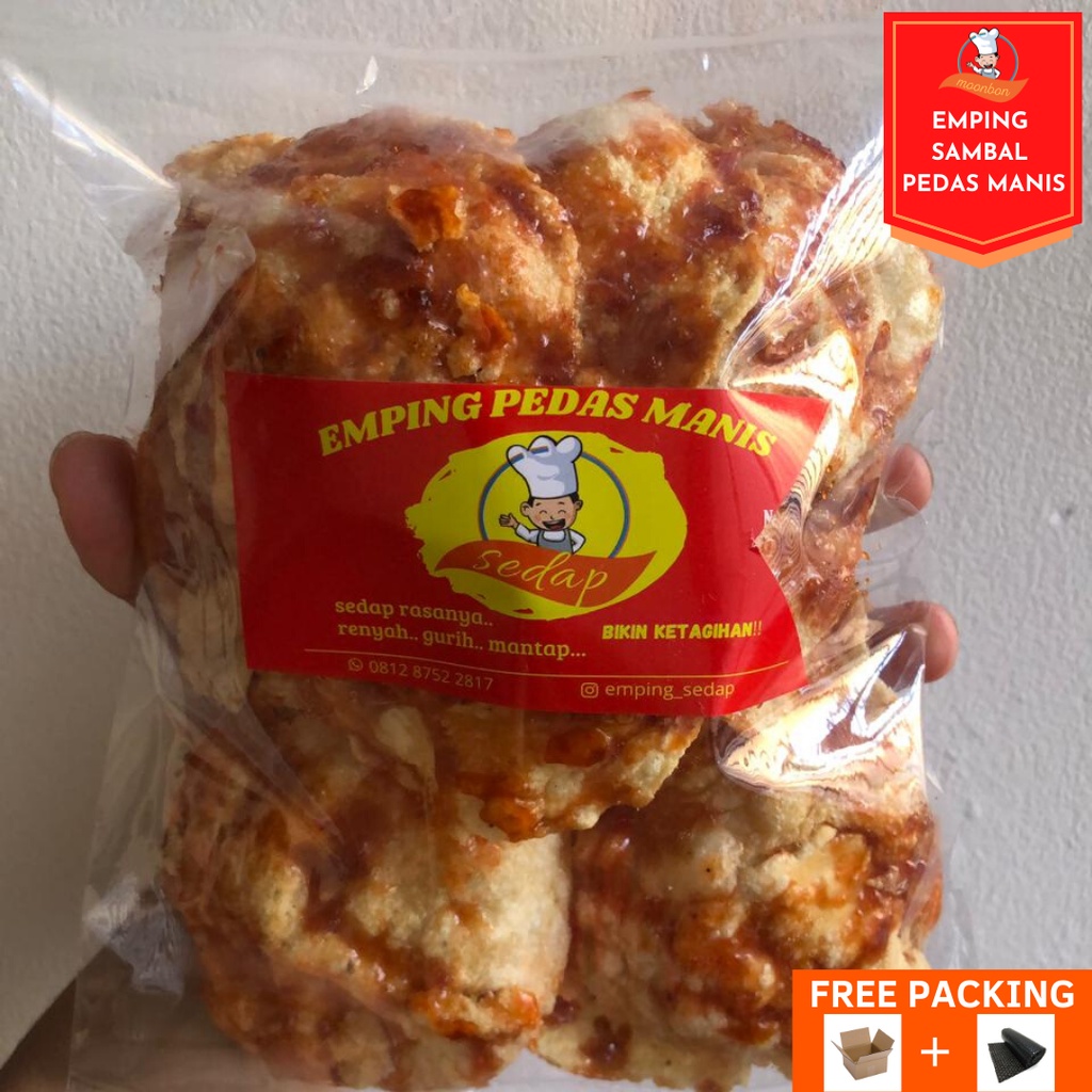 

[BIG SIZE] Keripik Emping Pedas Manis Balado