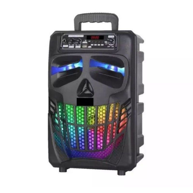 Speaker Bluetooth Karaoke Free Mic 8,5Inchi QS7801/ Salon Aktif Portable Radio Fm Mp3 Super Bass Speaker Aktif Wireless