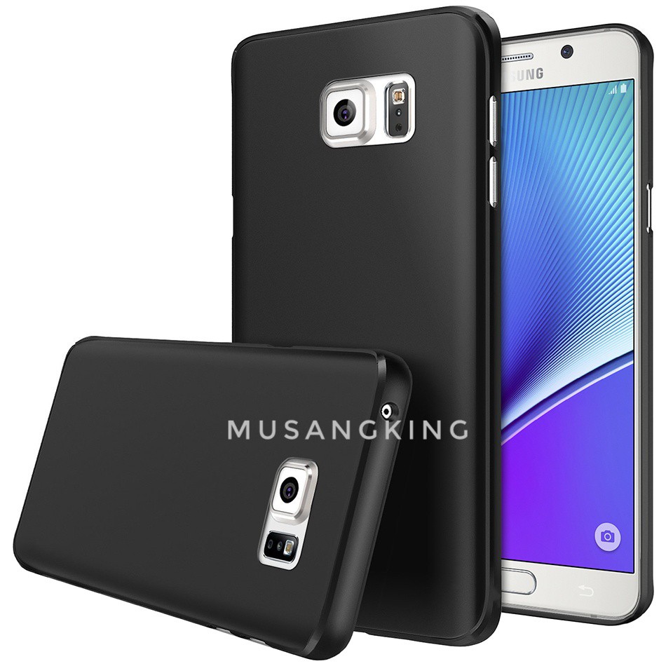 SOFTCASE BLACK MATTE SAMSUNG NOTE 5