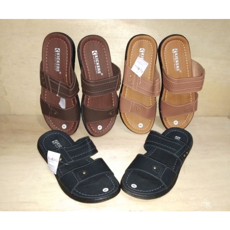 Sandal Pria - Sendal Pria - Sandal Kickers Pria - Selop Pria