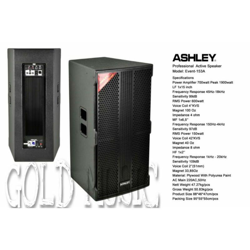 Speaker Aktif Ashley 15 inch Original Ashley EVENT 153a