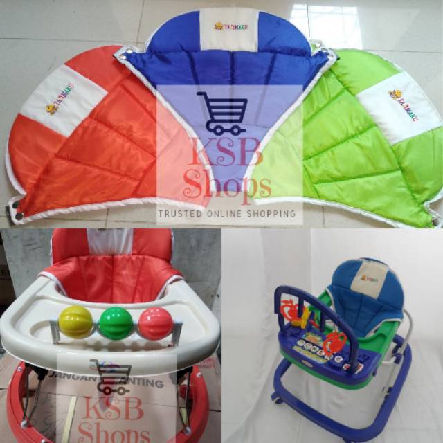 [KSB] Kasuran Kain Jok Busa Tajimaku Baby Walker Tajimaku Original New PROMO