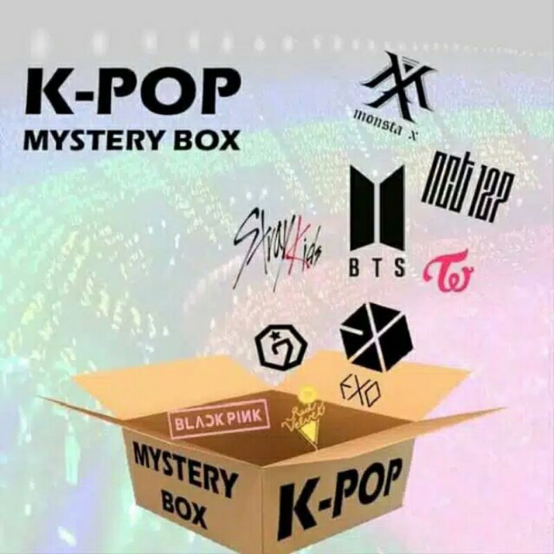 MYSTERY BOX KPOP 100% DAPET ALBUM  wanna one, x1, exo, snsd, red velvet, straykids, ikon, nct, dll