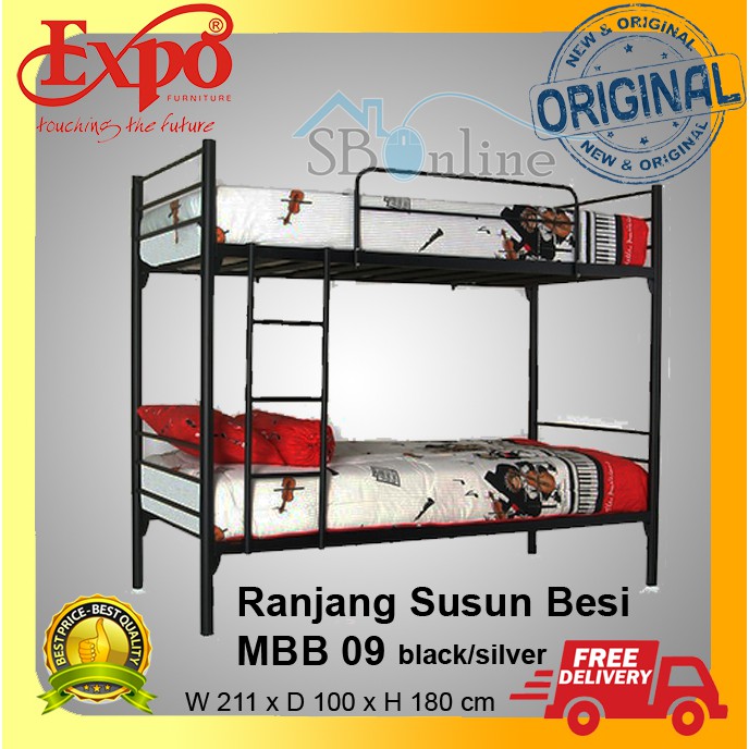 Ranjang Susun Tingkat Besi EXPO MBB 09