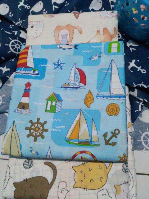 Fight Sheep - Kain Sprei Katun Lokal Meteran Grow