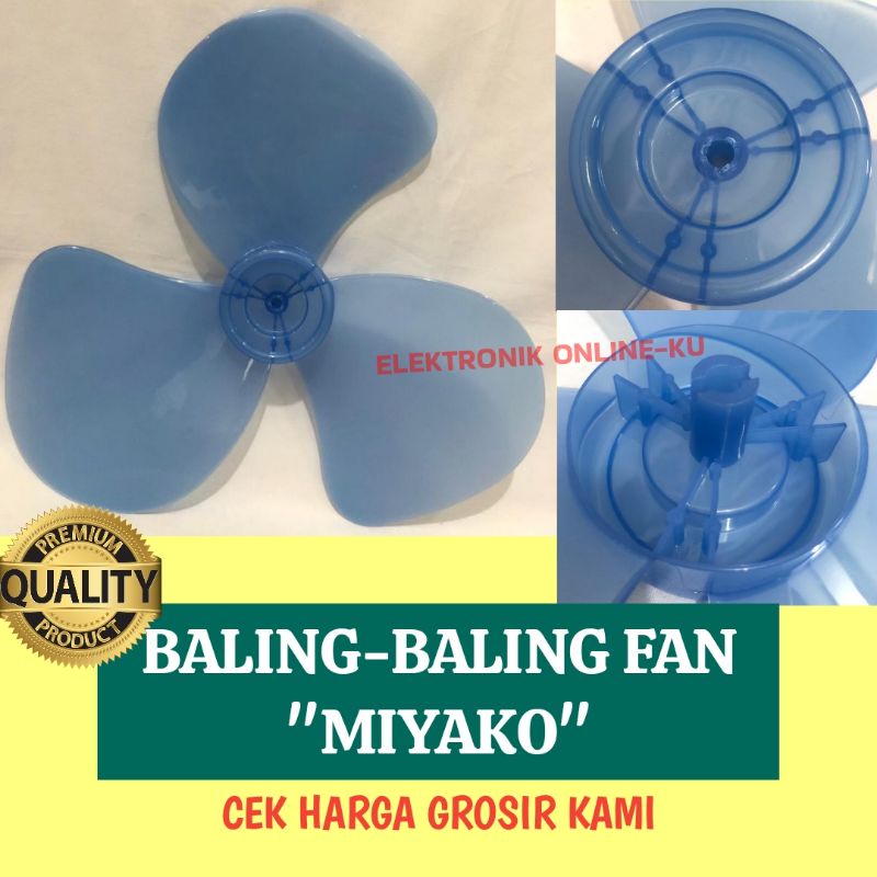 BALING BALING KIPAS ANGIN 16&quot; MIYAKO BIRU LENTUR