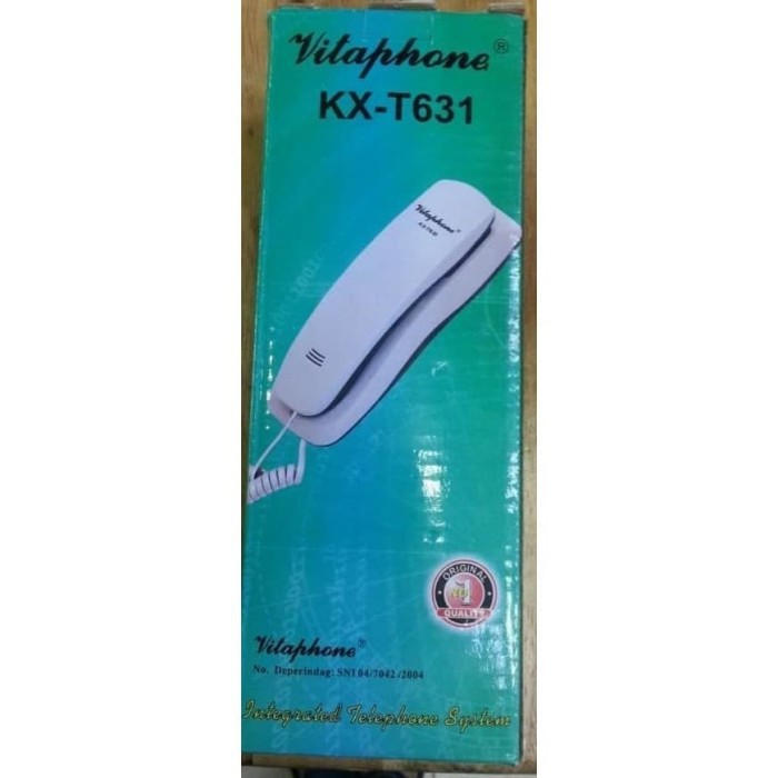 Telephone kabel tanpa tombol buat terima aja - Vitaphone - KX-T631