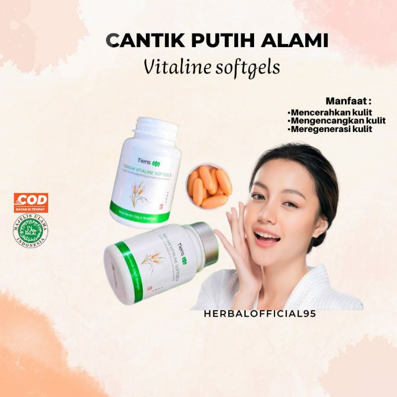 VITALINE SUPLEMEN PEMUTIH BADAN KAPSUL PEMUTIH BADAN OBAT PEMUTIH BADAN PEMUTIH BADAN AMPUH OBAT PUT