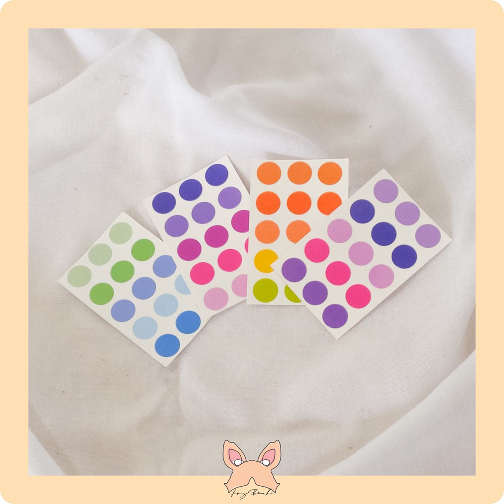 Deco Sticker Round / Bulat // Mini Deco Sticker Journal Diary Planner Photocard