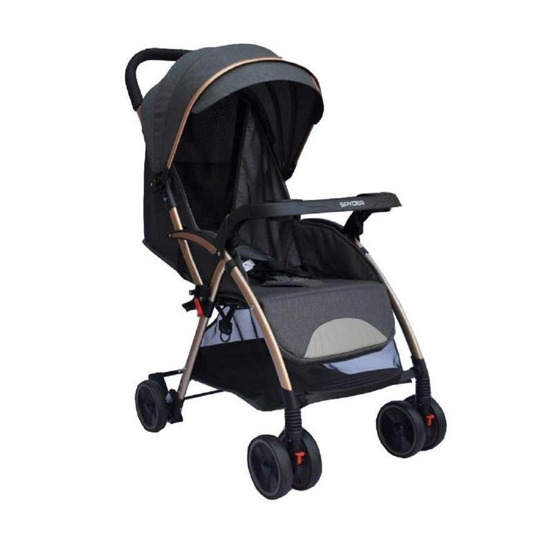 Makassar - Stroller Pliko Spyder 297 Gold Frame Kereta Dorong Bayi