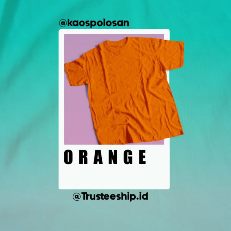 TRUSTEESHIP KAOS POLOS SABLON SATUAN LUSINAN COTTON COMBED