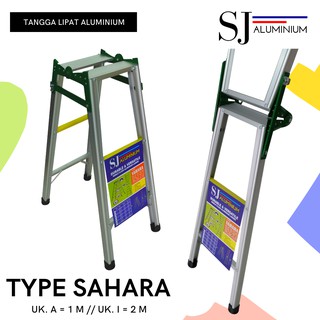 Tangga Lipat Aluminium Ladder Sahara - Ukuran 1 Meter / 1 M / 100 CM