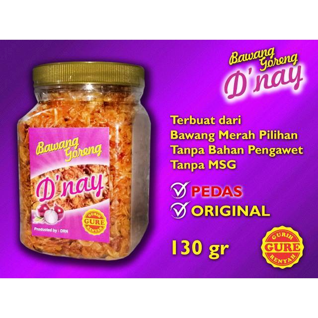 

Bawang goreng D'Nay/Bawang kriuk/idam nasi/cemilan bawang kekinian