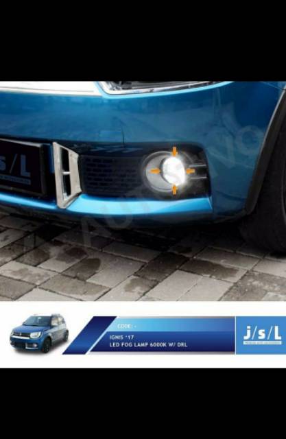 Foglamp LED Suzuki ignis full set with DRL 6000k jsl