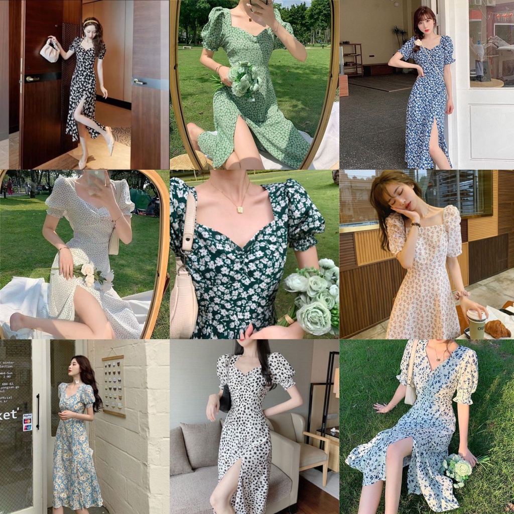 THISTLE - Flory Dress Wanita Korean Dress High Quality Dress