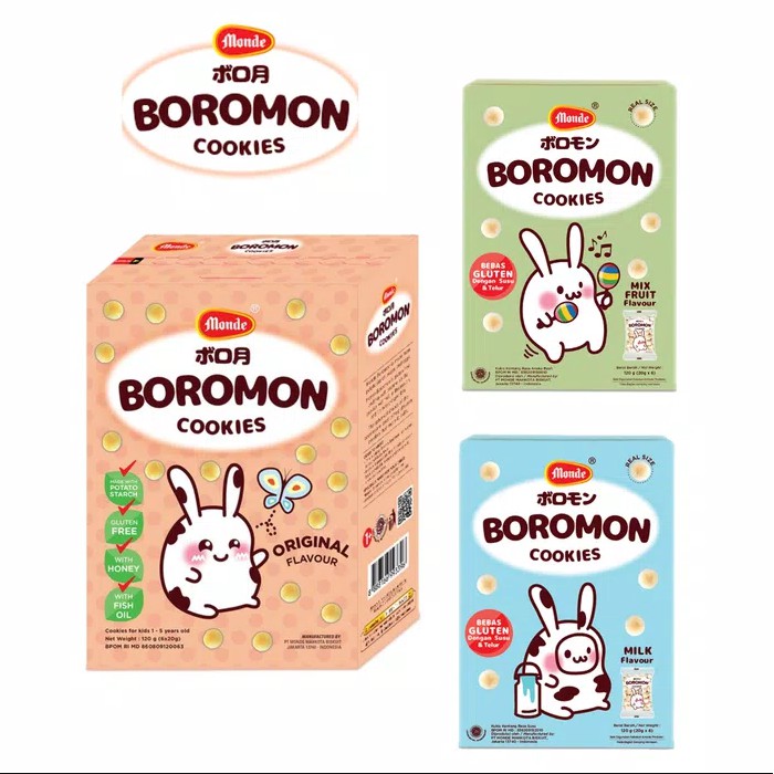 

SC03 Monde Boromon Cookies 1 tahun+ 120gr