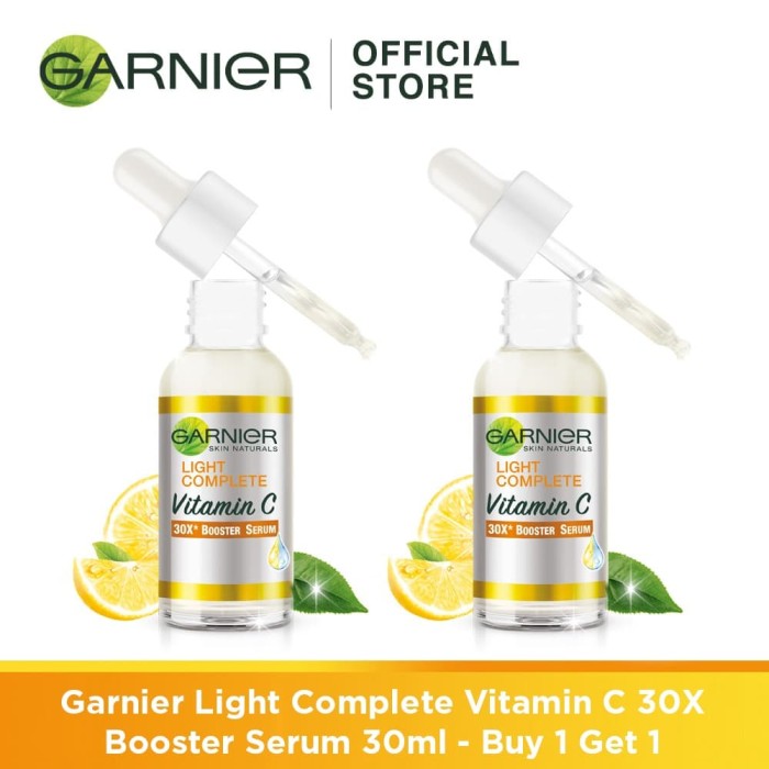 Garnier Light Complete Vitamin C 30X Booster Serum 30ml Buy 1 Get 1