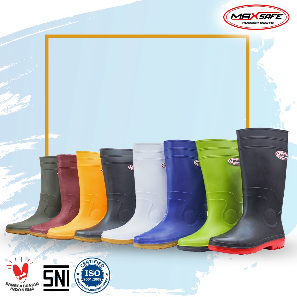 Toyobo Boots &amp; MaxSafe Boots Panjang Hijau