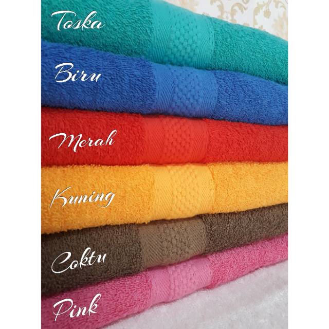 HANDUK MANDI DEWASA MUTIA JUMBO - BAHAN COTTON PREMIUM