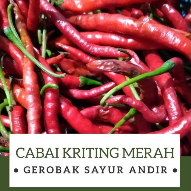 

Cabe keriting merah /250gr