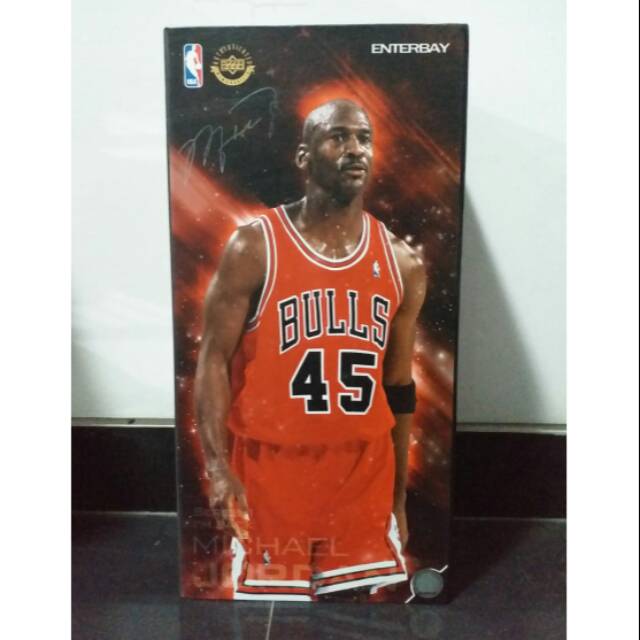 Enterbay Michael Jordan 45 red Jersey BIB