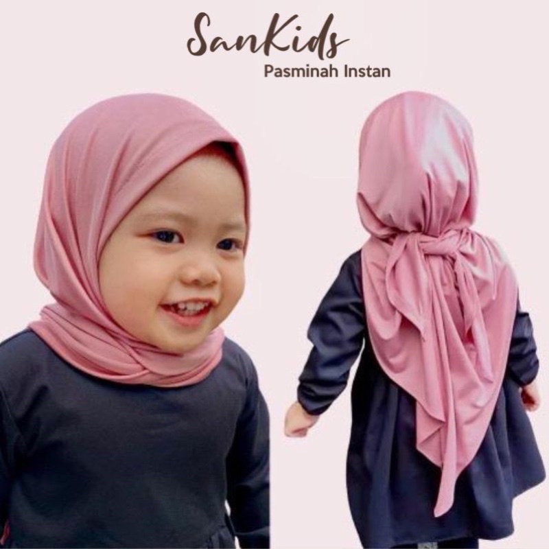 JILBAB BERGO MARYAM TALI ANAK JERSEY PREMIUM