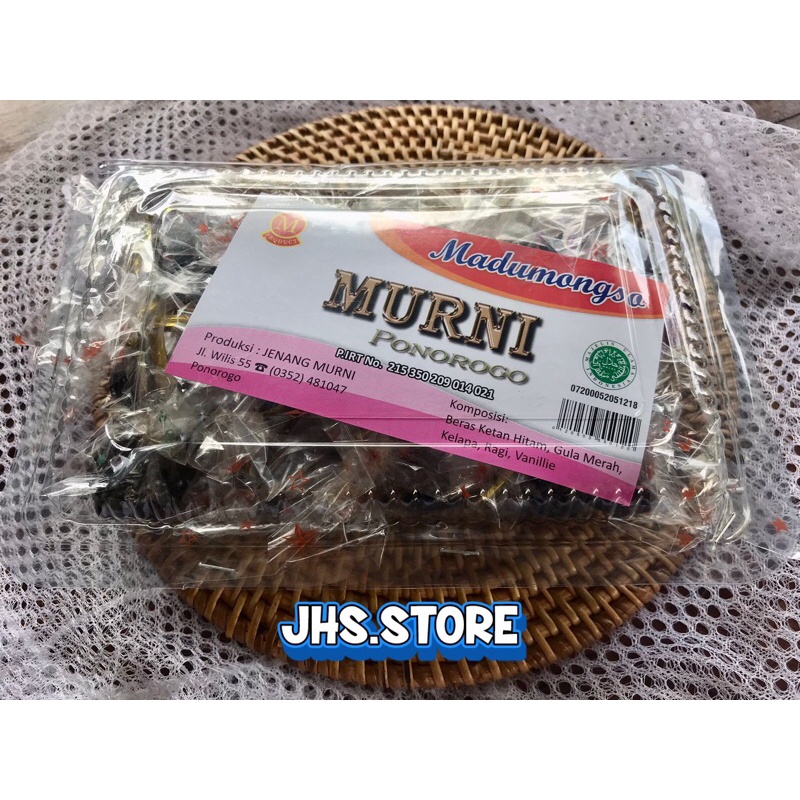 

Madumongso Murni Ponorogo Bungkus Plastik 250gr