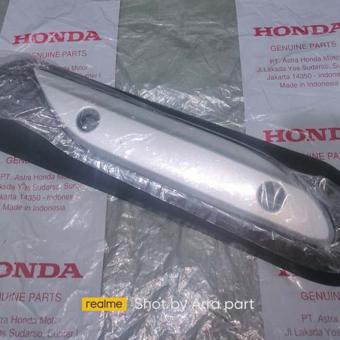 Tameng Knalpot Pelindung Knalpot Vario 110 Karbu Cover Knalpot Vario