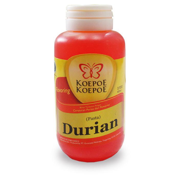 

PASTA KOEPOE KOEPOE RASA DURIAN 60ML/ 60 ML PERISA / FLAVORING BERKUALITAS