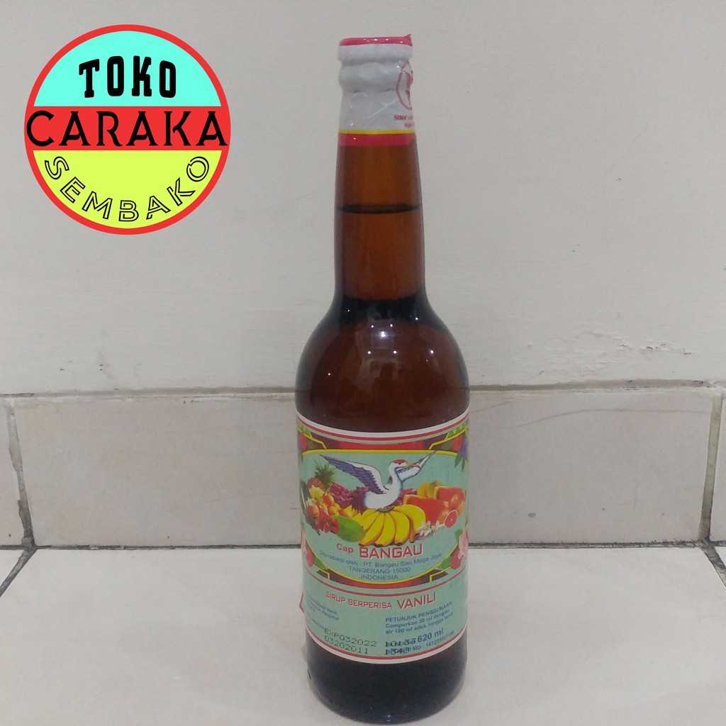 

Sirup Bangau Rasa Vanili - Vanilli Syrup Bango - 620ml