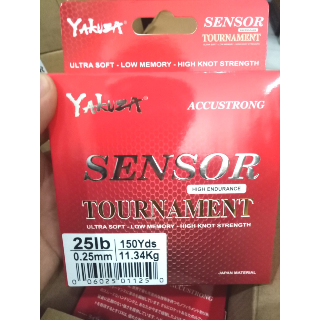 Senar Pancing yakuza sensor 25 lb 0.25 mm