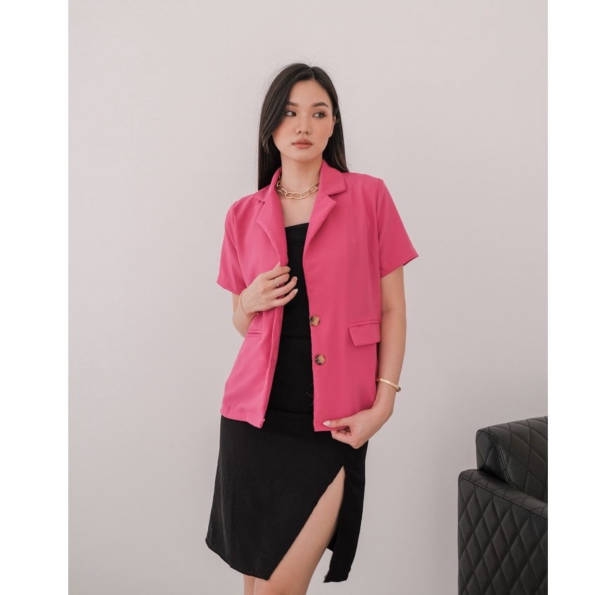 [TAVIA] EDEN SET / SETELAN WANITA / OUTER KOREA WANITA / ATASAN WANITA / BLAZER KOREA WANITA-6