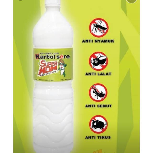 Karbol Sereh 1500ml Obat Pel Super Mom