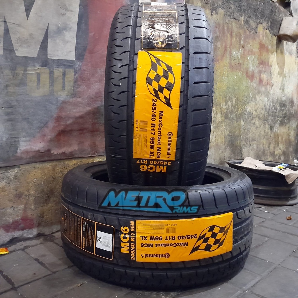 BAN MOBIL IMPORT Ring 17 245/40 Murah MERK CONTINENTAL MC6 245 40 R17 Ban Mobil BMW Seri 3 DLL.