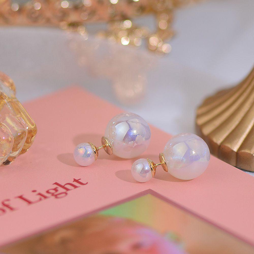 Mxbeauty Anting Wanita Mewah Klasik Elegan Besar Manis Dua Cara Memakai Perhiasan Fashion