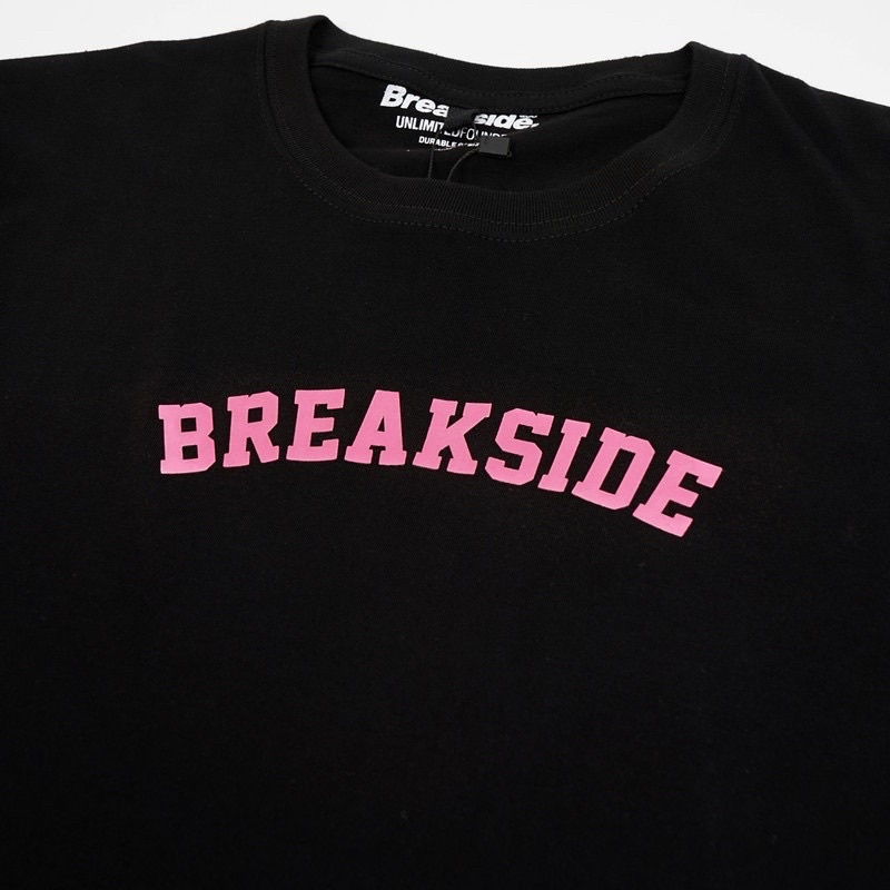 Tshirt Baju Kaos Distro breakside Font Pink / Kaos Distro Pria Wanita