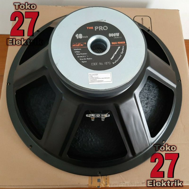 Speaker ADS 18 inch 1870 THE PRO