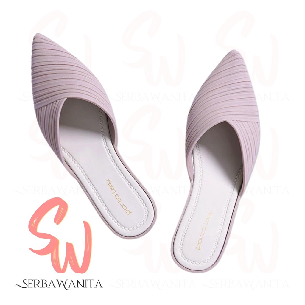 Selop Wedges Jelly Wanita Korea Terbaru Porto BSV