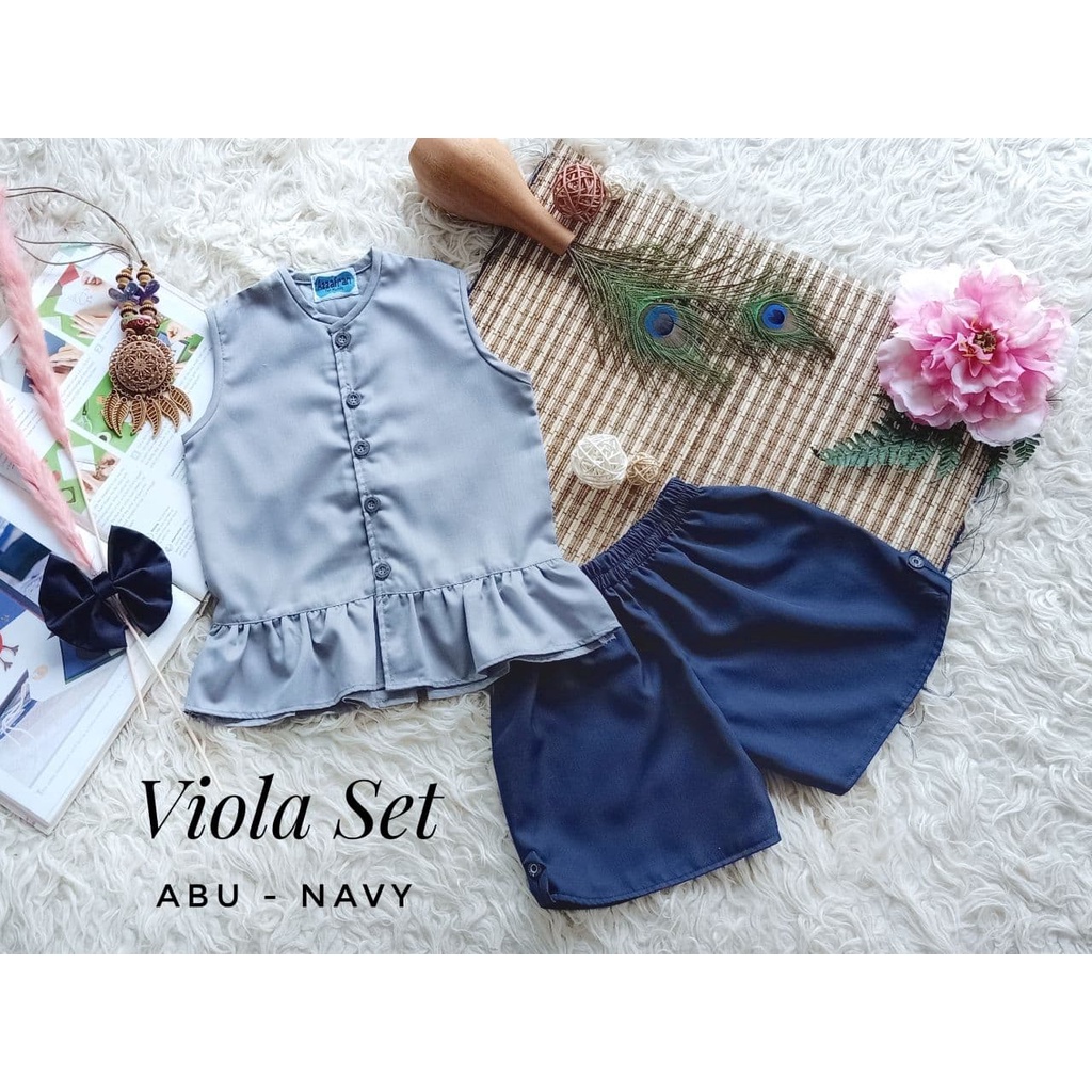 Setelan VIOLA SET/SETELAN MURAH/BAJU ANAK LUCU/BAJU UNIK
