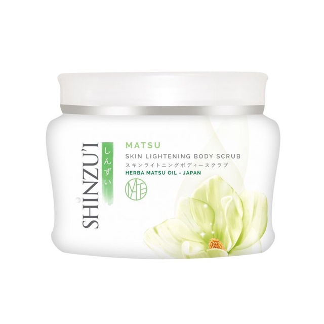 SHINZUI BODY SCRUB MATSU LULUR PEMUTIH BADAN