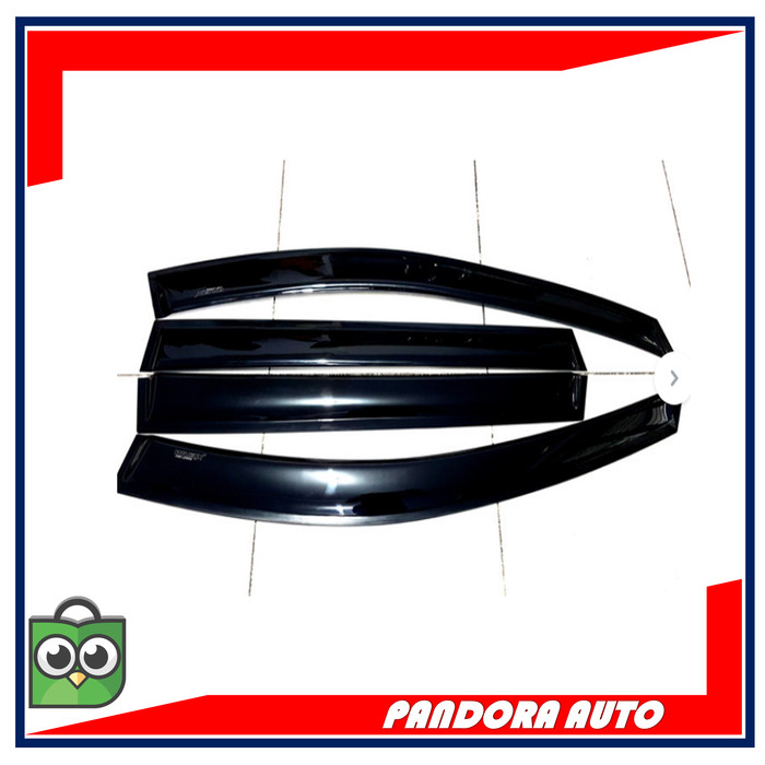 TALANG AIR MOBIL MITSUBISHI OUTLANDER MODEL SLIM AKRILIK HITAM