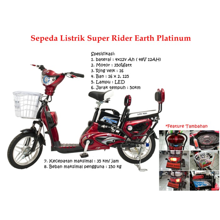 Sepeda Listrik Wimcycle - Harga Online Terbaik