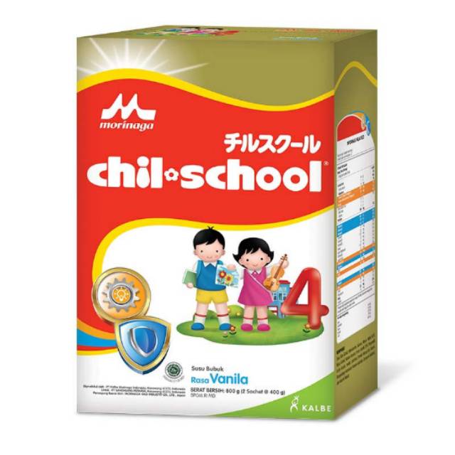 

MORINAGA Chil School Susu Vanilla Box - 800gr/400gr