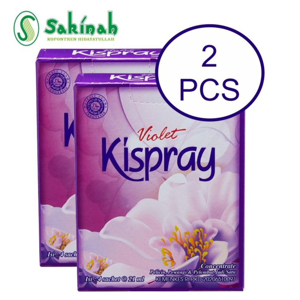 KISPRAY VIOLET BOX 4 X 24 ML ( 2 PCS )