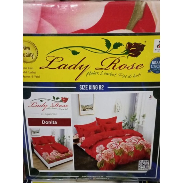 sprei lady rose(180x200)