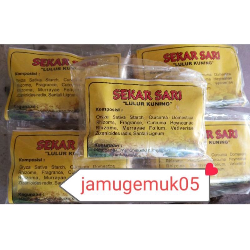 lulur kuning isi 10pcs *Asli